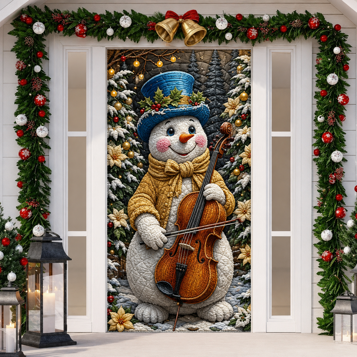 Violin Snowman