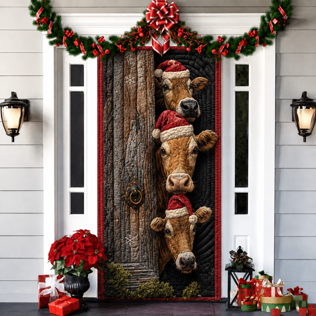 Christmas Cows